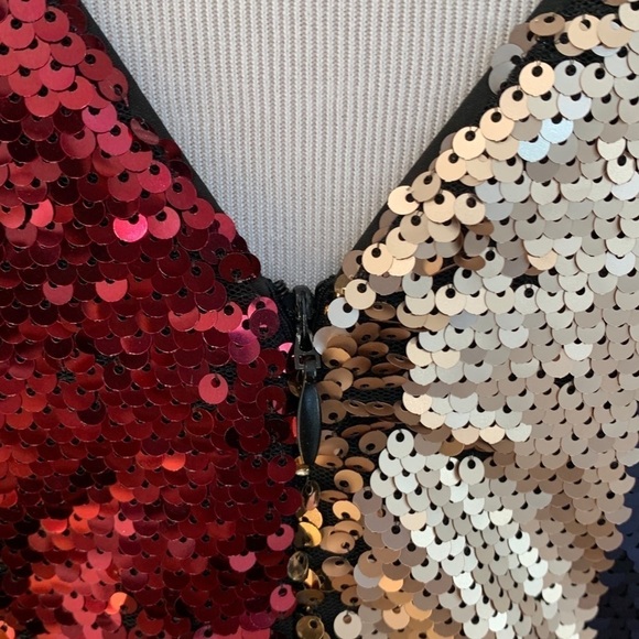 Ali & Jay Sleeveless Multicolored Sequin Dress - Picture 6 of 7